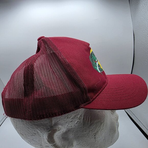 Bass Pro Shops Trucker Hat Snapback Red Unisex Baseball Cap Fishing Logo Casual - Picture 4 of 10